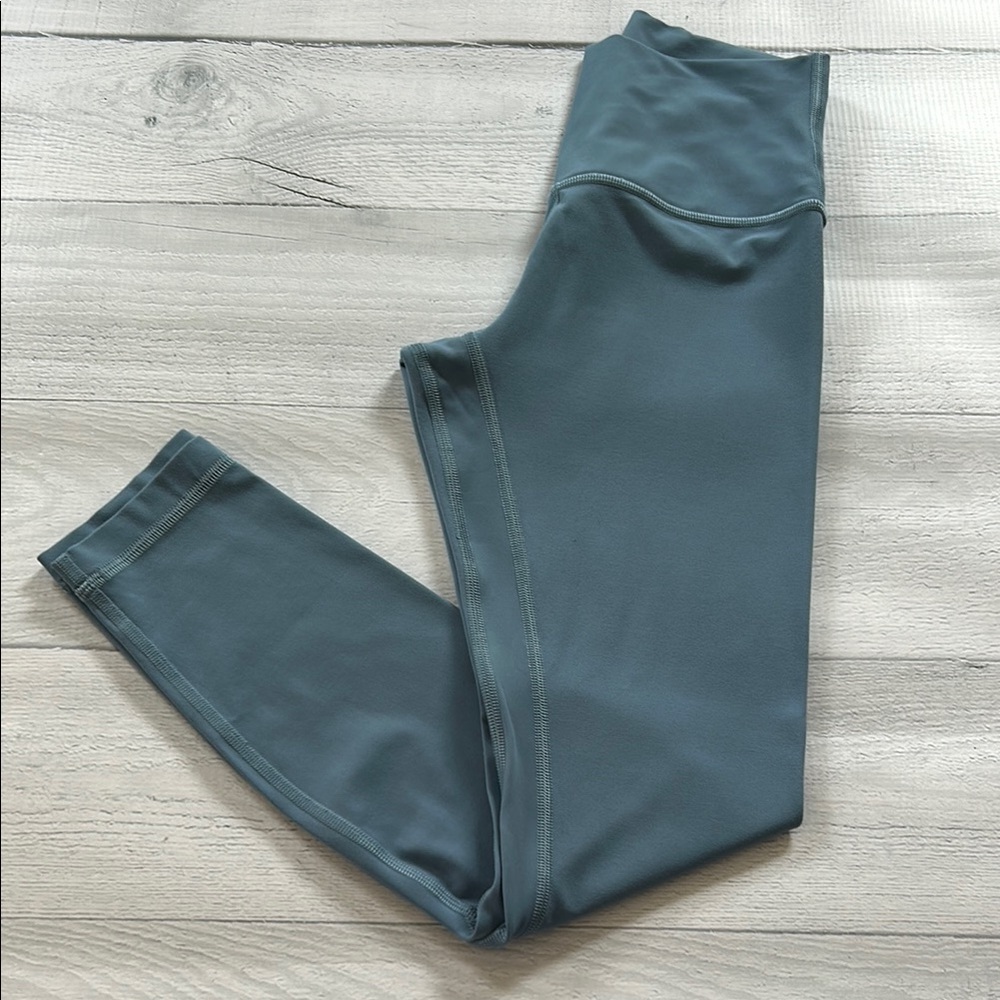 Lululemon Align High-Rise Pant 25” Sz 4 Utility Blue